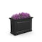 Mayne Nantucket Trough Planter, 36 x 16 x24, Black 4847-B - alternate 5